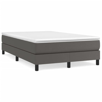 Struttura Letto a Rete a Molle Grigio 120x200 cm in Similpelle | homemem39