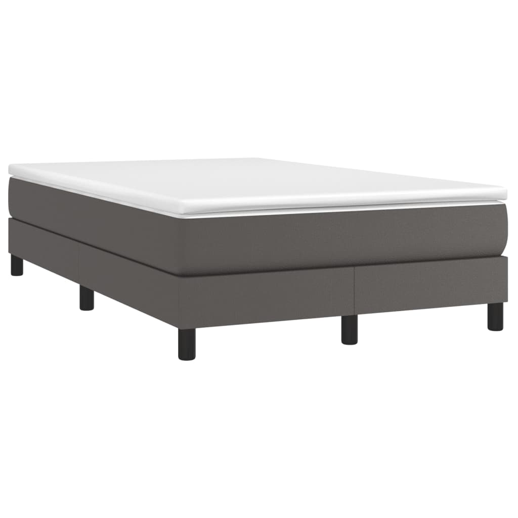 Struttura Letto a Rete a Molle Grigio 120x200 cm in Similpelle | homemem39