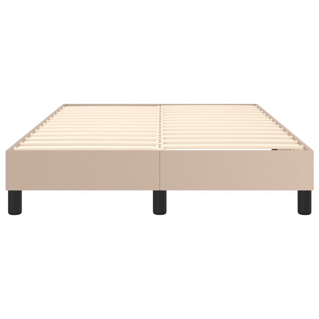 Struttura Letto a Rete a Molle Cappuccino 120x200 cm in Similpelle | homemem39