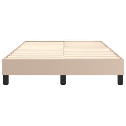 Struttura Letto a Rete a Molle Cappuccino 120x200 cm in Similpelle | homemem39