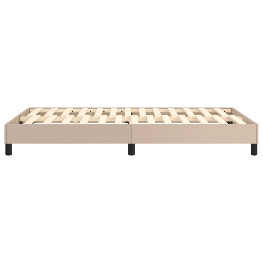 Struttura Letto a Rete a Molle Cappuccino 120x200 cm in Similpelle | homemem39