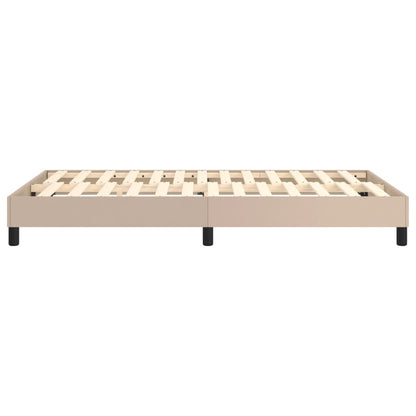 Struttura Letto a Rete a Molle Cappuccino 120x200 cm in Similpelle | homemem39