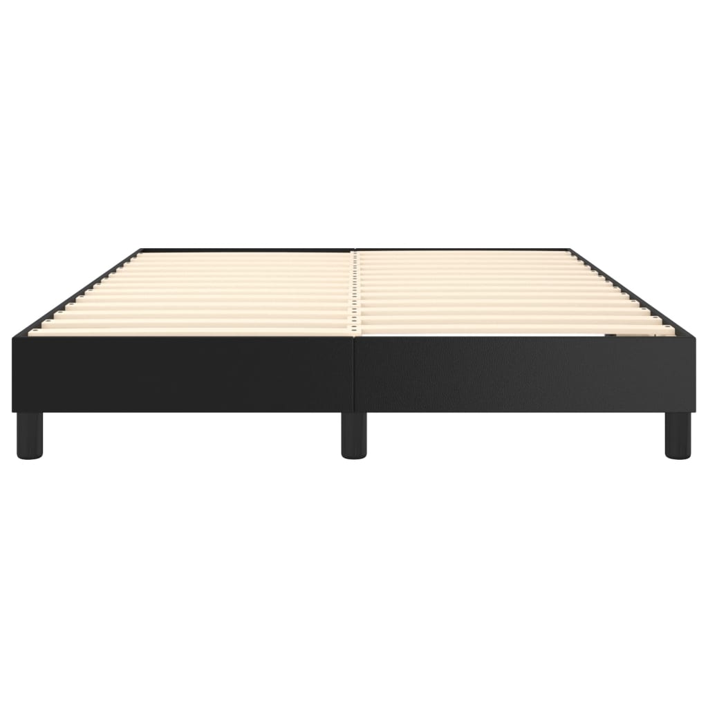 Struttura Letto a Rete a Molle Nero 140x190 cm in Similpelle | homemem39