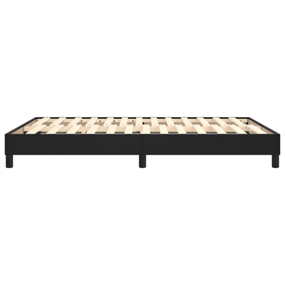Struttura Letto a Rete a Molle Nero 140x190 cm in Similpelle | homemem39