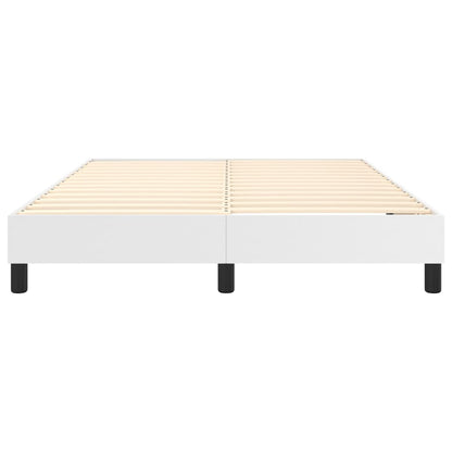Struttura Letto a Rete a Molle Bianco 140x190 cm in Similpelle | homemem39
