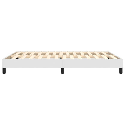 Struttura Letto a Rete a Molle Bianco 140x190 cm in Similpelle | homemem39