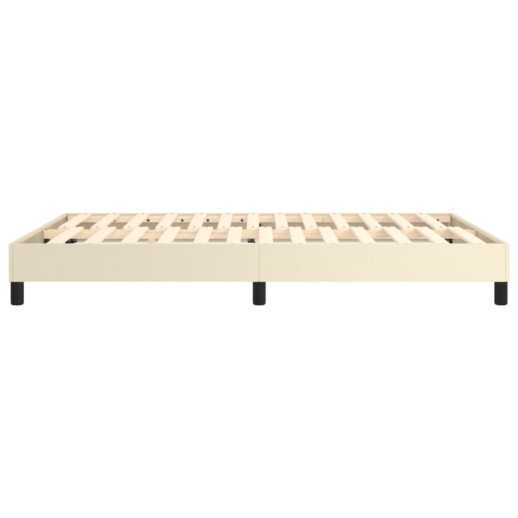 Struttura Letto a Rete a Molle Crema 140x190 cm in Similpelle | homemem39