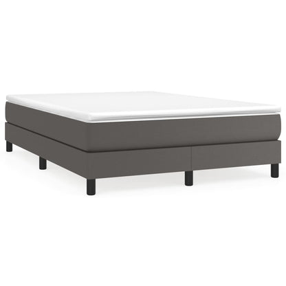 Struttura Letto a Rete a Molle Grigio 140x190 cm in Similpelle | homemem39