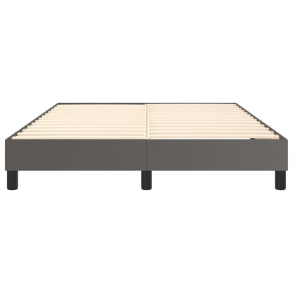 Struttura Letto a Rete a Molle Grigio 140x190 cm in Similpelle | homemem39