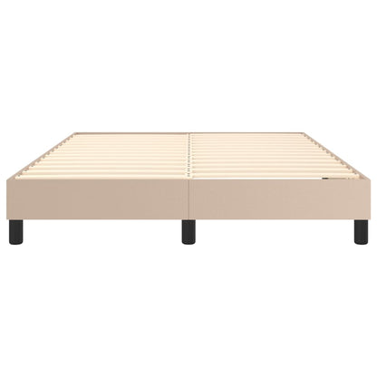 Struttura Letto a Rete a Molle Cappuccino 140x190 cm in Similpelle | homemem39