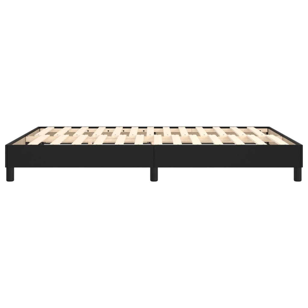 Struttura Letto a Rete a Molle Nero 140x200 cm in Similpelle | homemem39