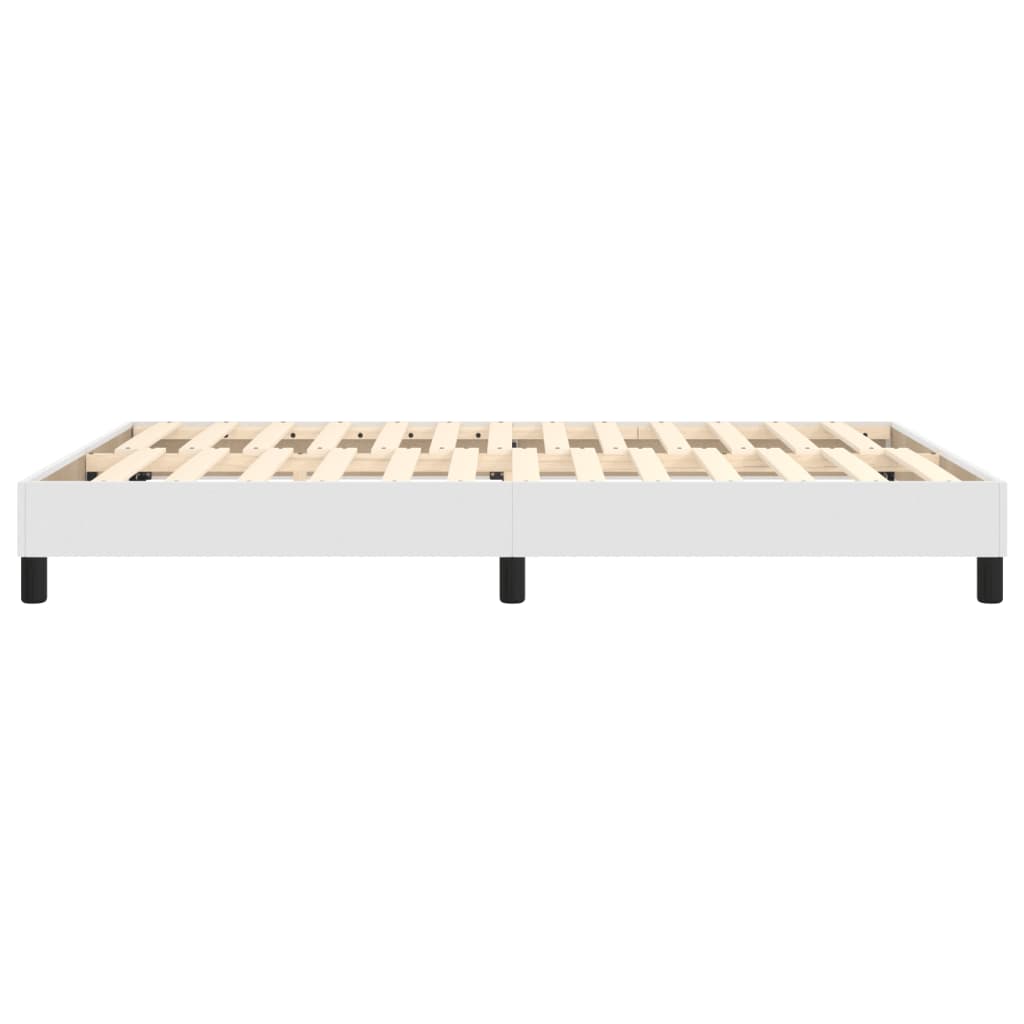 Struttura Letto a Rete a Molle Bianco 140x200 cm in Similpelle | homemem39