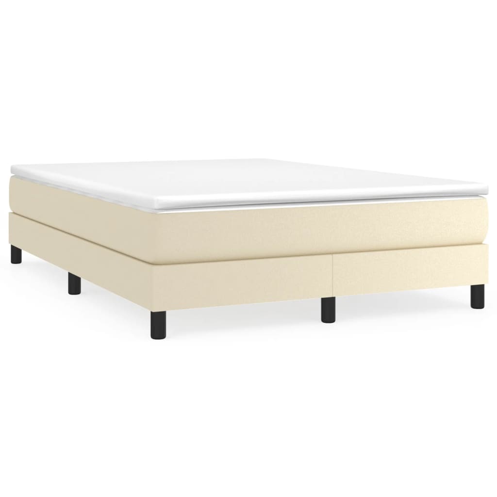 Struttura Letto a Rete a Molle Crema 140x200 cm in Similpelle | homemem39
