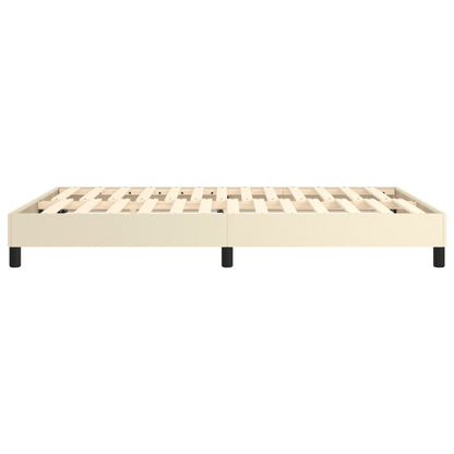 Struttura Letto a Rete a Molle Crema 140x200 cm in Similpelle | homemem39