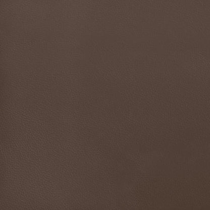 Struttura Letto a Rete a Molle Marrone 140x200 cm in Similpelle | homemem39