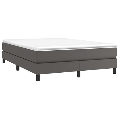 Struttura Letto a Rete a Molle Grigio 140x200 cm in Similpelle | homemem39