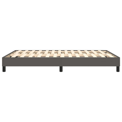 Struttura Letto a Rete a Molle Grigio 140x200 cm in Similpelle | homemem39