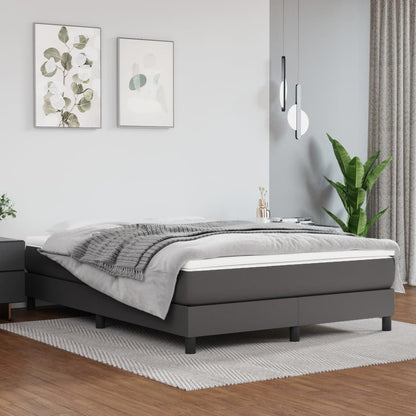 Struttura Letto a Rete a Molle Grigio 140x200 cm in Similpelle | homemem39