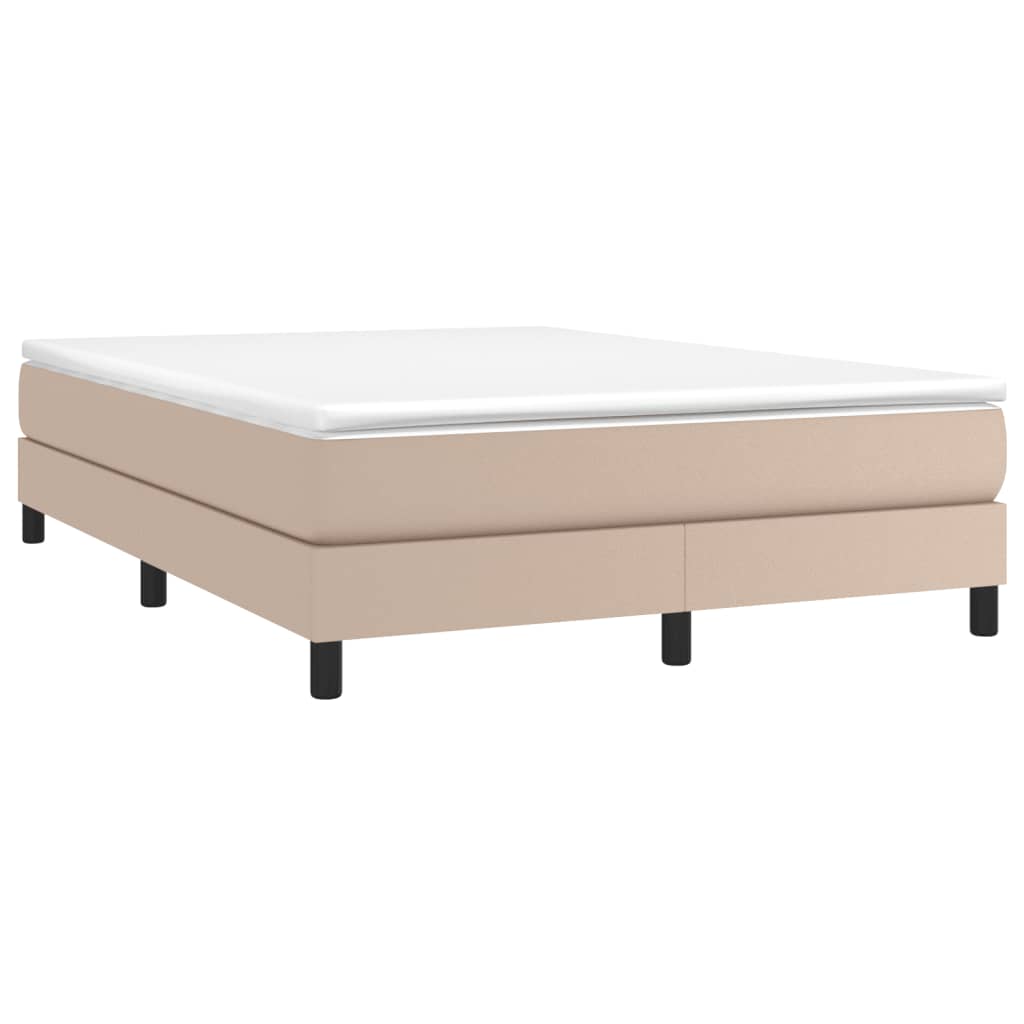Struttura Letto a Rete a Molle Cappuccino 140x200 cm in Similpelle | homemem39