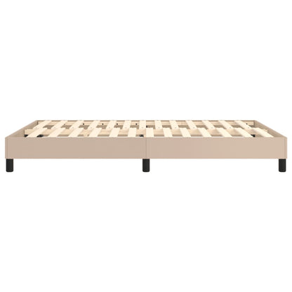 Struttura Letto a Rete a Molle Cappuccino 140x200 cm in Similpelle | homemem39