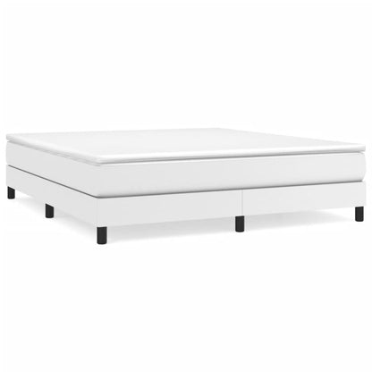 Struttura Letto a Rete a Molle Bianco 160x200 cm in Similpelle | homemem39
