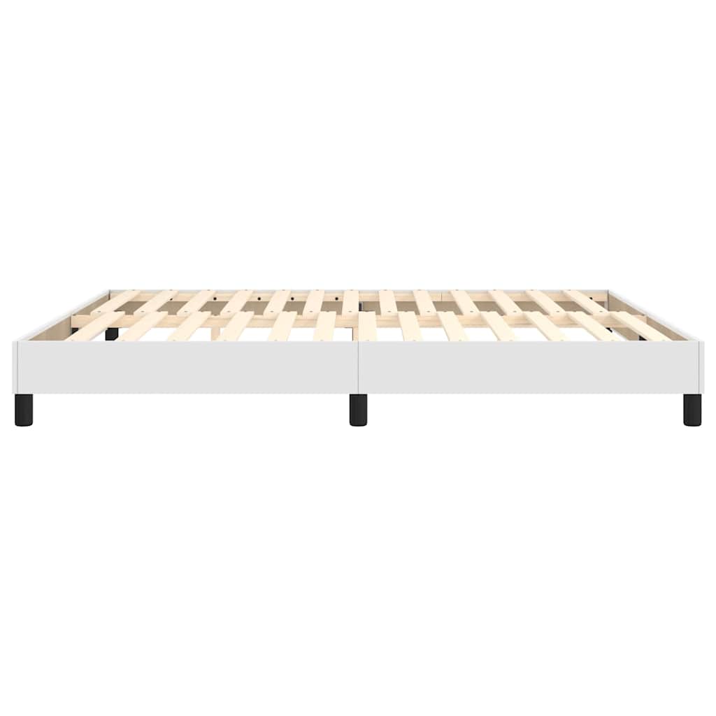 Struttura Letto a Rete a Molle Bianco 160x200 cm in Similpelle | homemem39