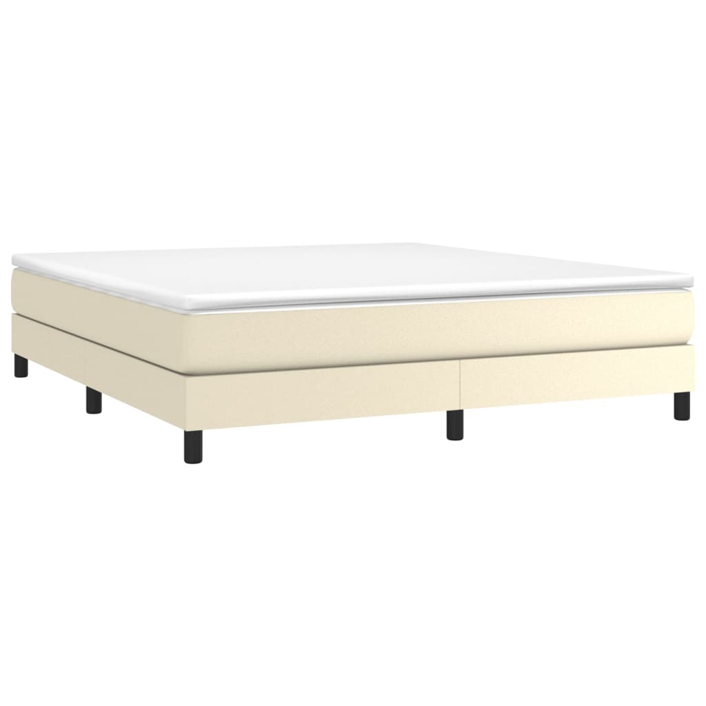 Struttura Letto a Rete a Molle Crema 160x200 cm in Similpelle | homemem39