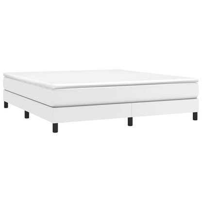 Struttura Letto a Rete a Molle Bianco 180x200 cm in Similpelle | homemem39