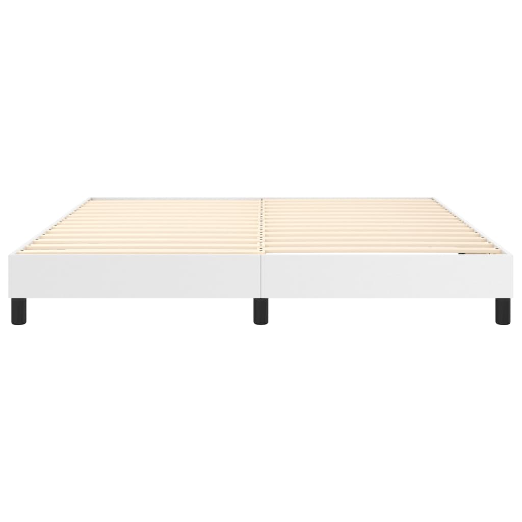 Struttura Letto a Rete a Molle Bianco 180x200 cm in Similpelle | homemem39