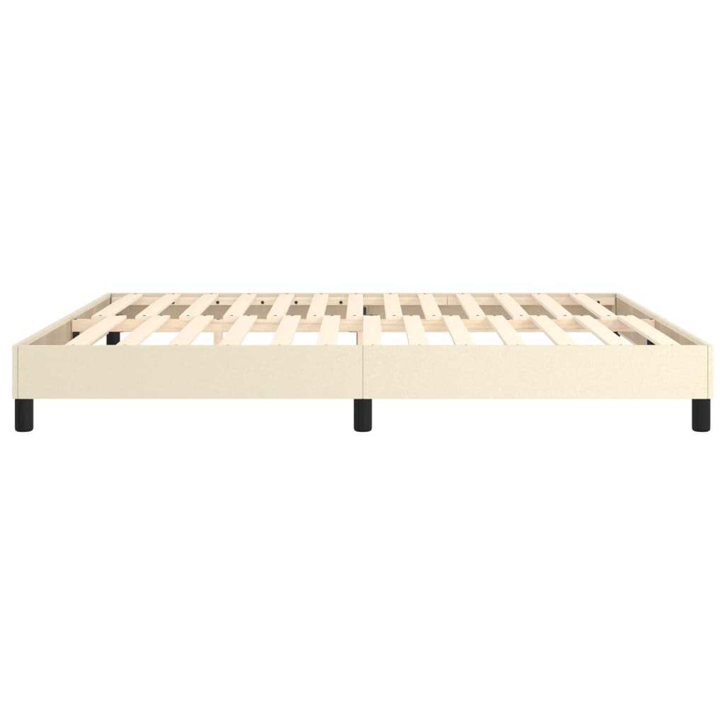 Struttura Letto a Rete a Molle Crema 180x200 cm in Similpelle | homemem39