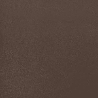 Struttura Letto a Rete a Molle Marrone 180x200 cm in Similpelle