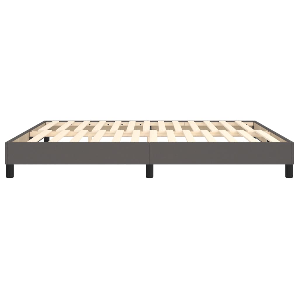 Struttura Letto a Rete a Molle Grigio 180x200 cm in Similpelle | homemem39