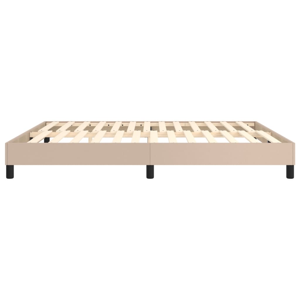 Struttura Letto a Rete a Molle Cappuccino 180x200 cm in Similpelle | homemem39