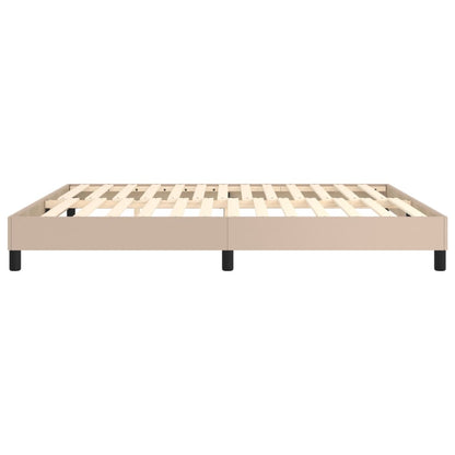 Struttura Letto a Rete a Molle Cappuccino 180x200 cm in Similpelle | homemem39