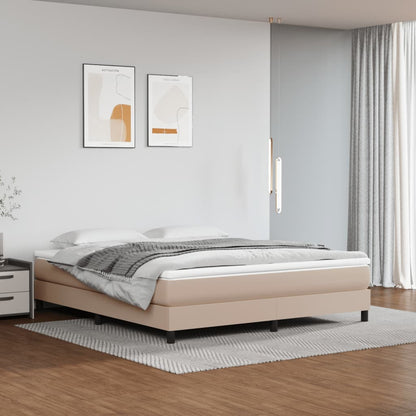 Struttura Letto a Rete a Molle Cappuccino 180x200 cm in Similpelle | homemem39