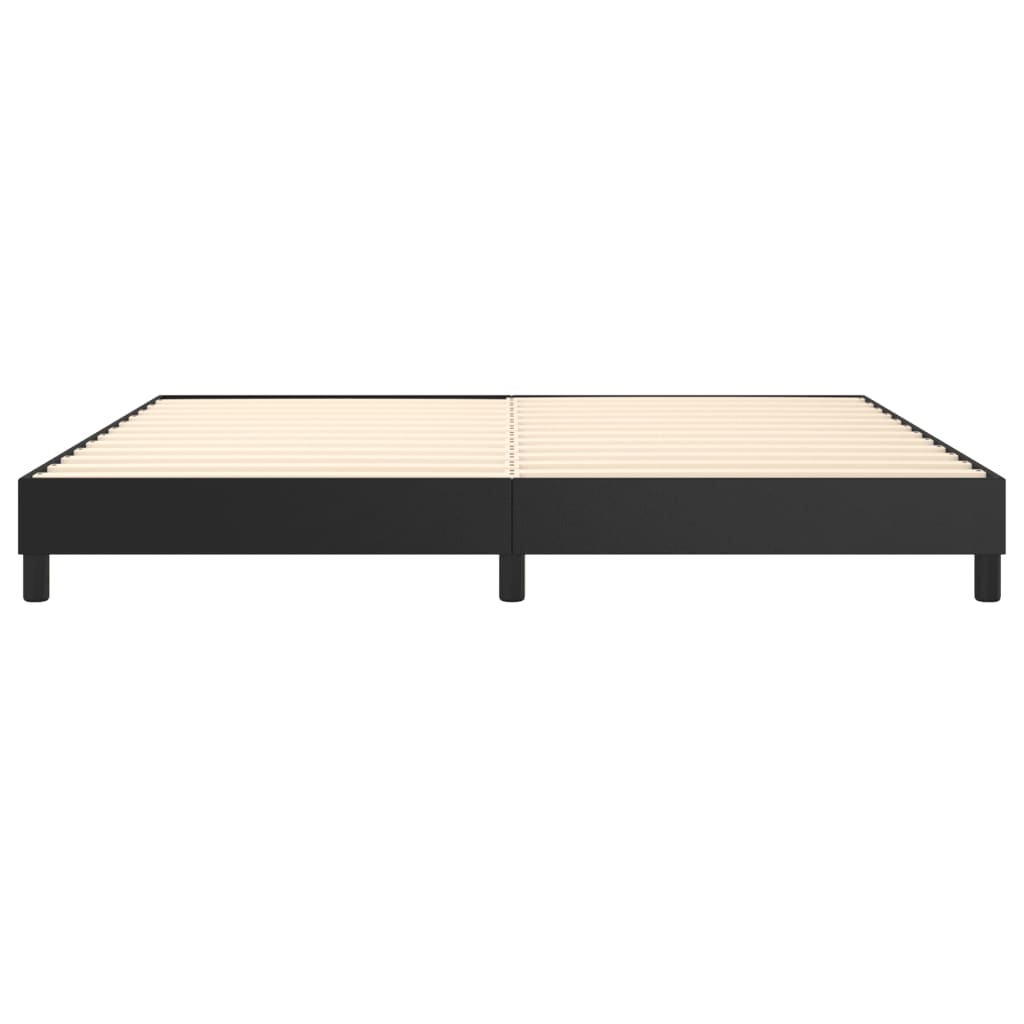 Struttura Letto a Rete a Molle Nero 200x200 cm in Similpelle | homemem39