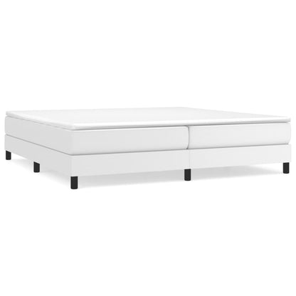 Struttura Letto a Rete a Molle Bianco 200x200 cm in Similpelle | homemem39
