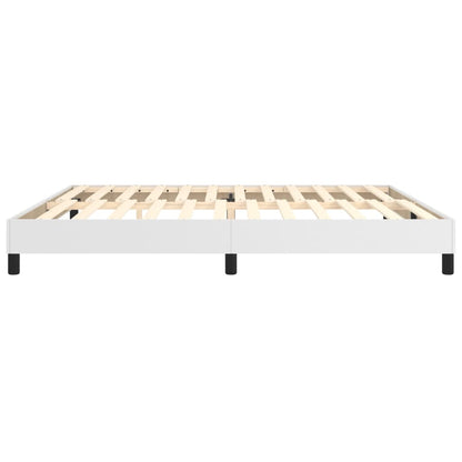 Struttura Letto a Rete a Molle Bianco 200x200 cm in Similpelle | homemem39