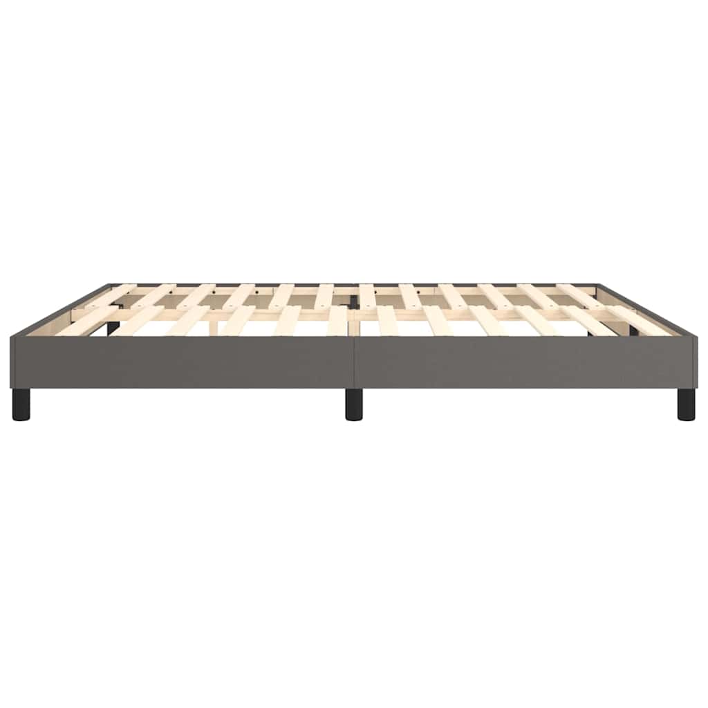 Struttura Letto a Rete a Molle Grigio 200x200 cm in Similpelle