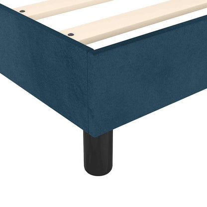 Struttura Letto a Rete a Molle Blu Scuro 80x200 cm in Velluto | homemem39