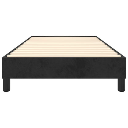 Struttura Letto a Rete a Molle Nero 100x200 cm in Velluto | homemem39