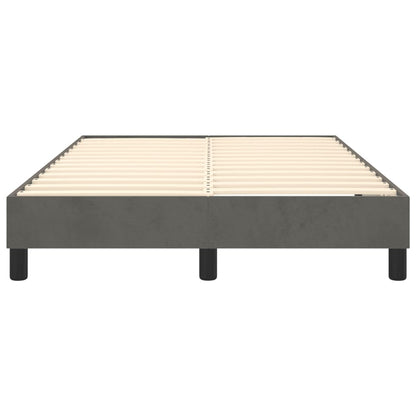 Struttura Letto a Rete a Molle Grigio Scuro 120x200 cm Velluto | homemem39