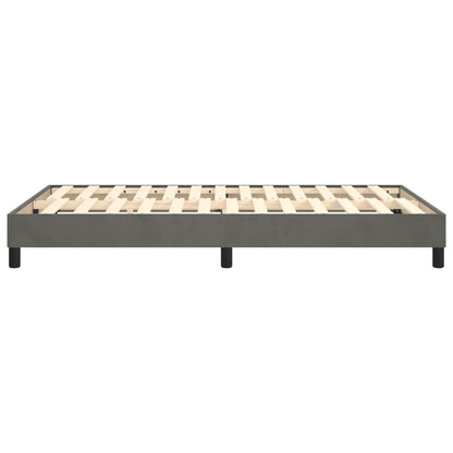 Struttura Letto a Rete a Molle Grigio Scuro 120x200 cm Velluto | homemem39