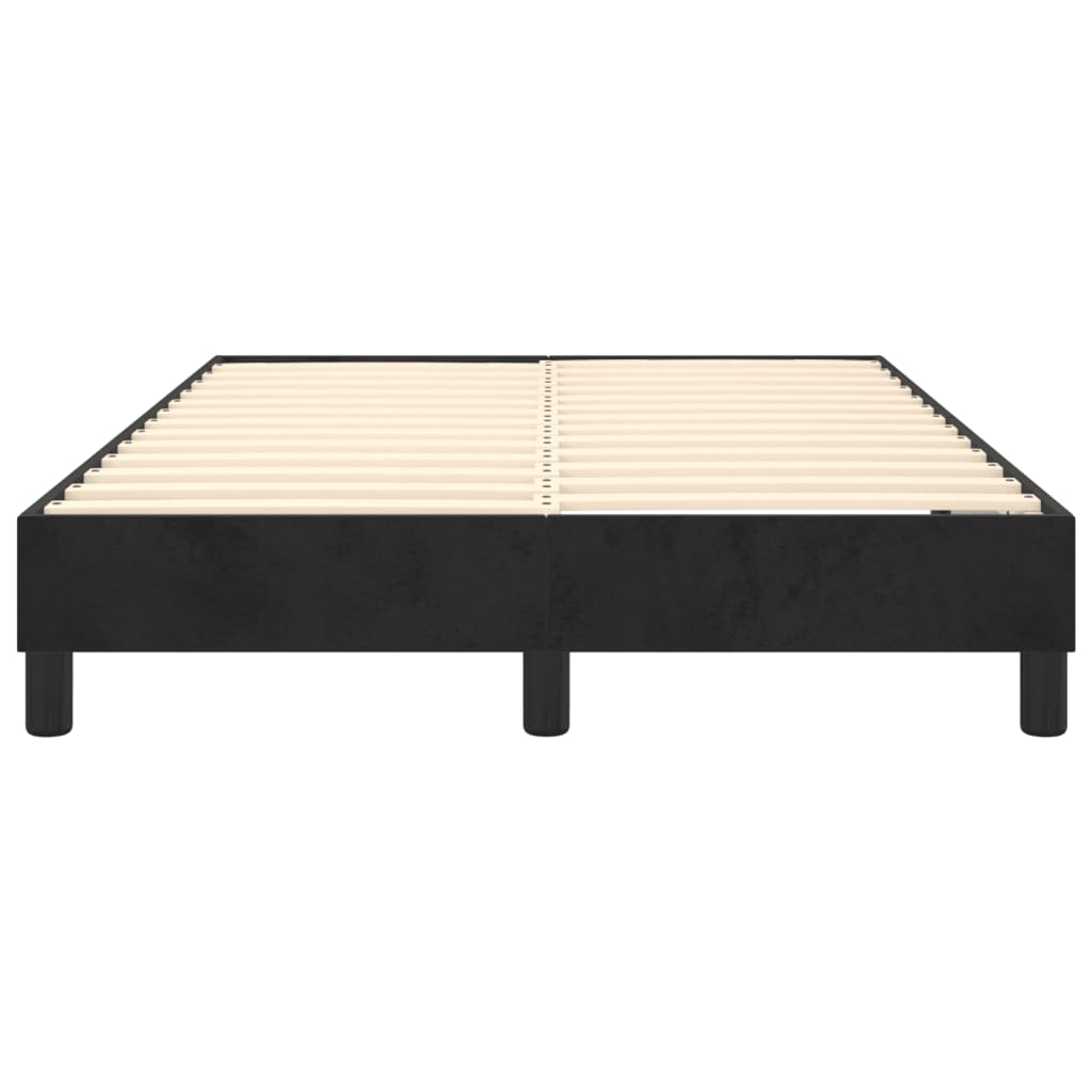 Struttura Letto a Rete a Molle Nero 120x200 cm Velluto | homemem39