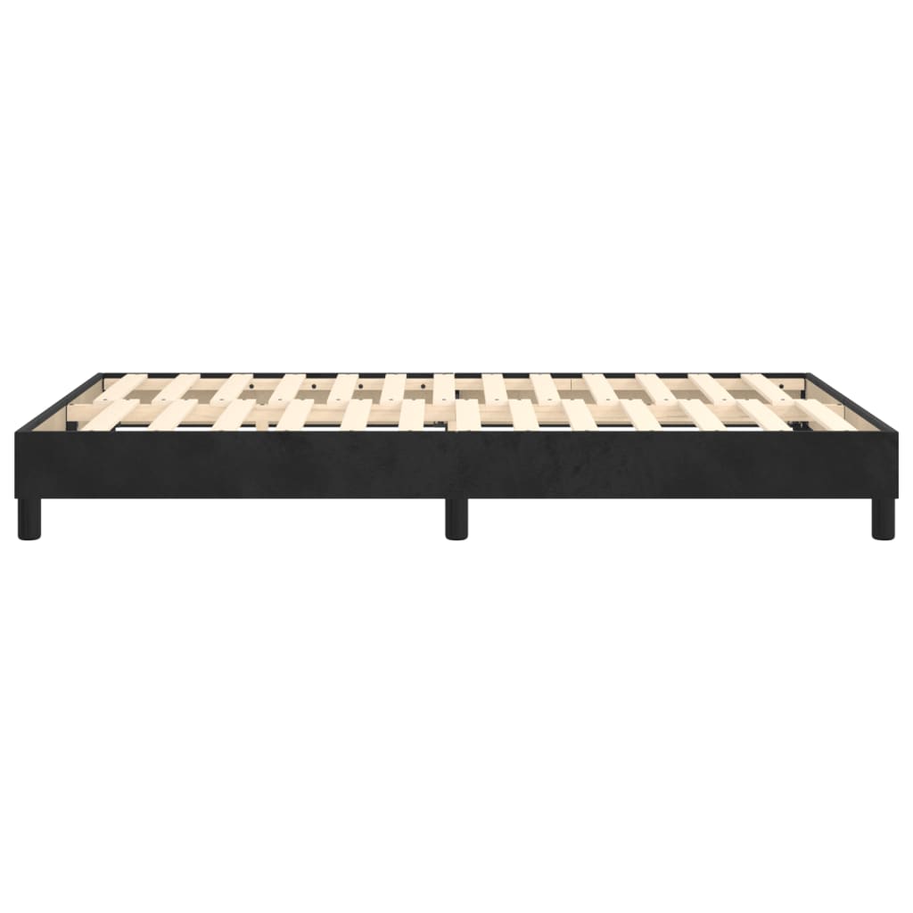Struttura Letto a Rete a Molle Nero 120x200 cm Velluto | homemem39