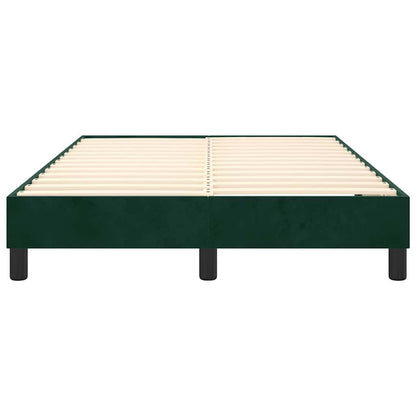 Struttura Letto a Rete a Molle Verde Scuro 120x200 cm in Velluto | homemem39