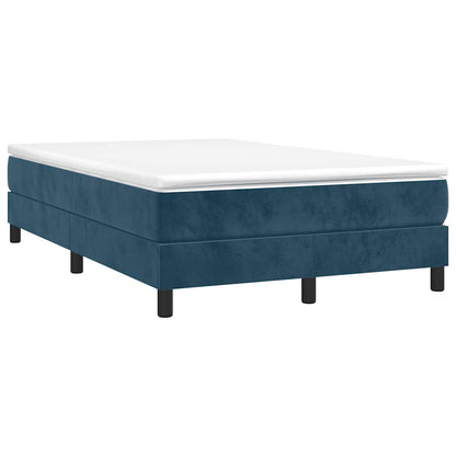 Struttura Letto a Rete a Molle Blu Scuro 120x200 cm in Velluto | homemem39