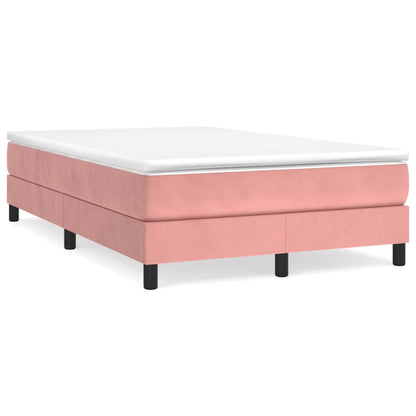 Struttura Letto a Rete a Molle Rosa 120x200 cm in Velluto | homemem39