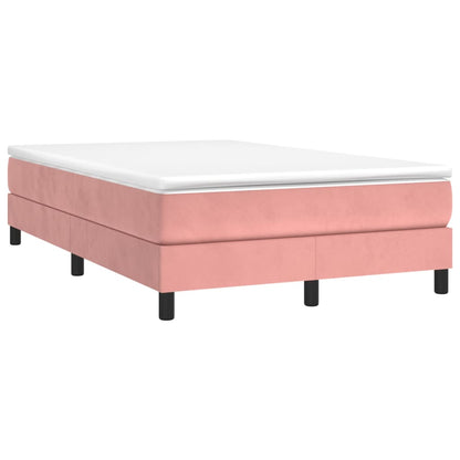 Struttura Letto a Rete a Molle Rosa 120x200 cm in Velluto | homemem39