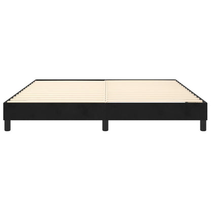 Struttura Letto a Rete a Molle Nero 180x200 cm in Velluto | homemem39